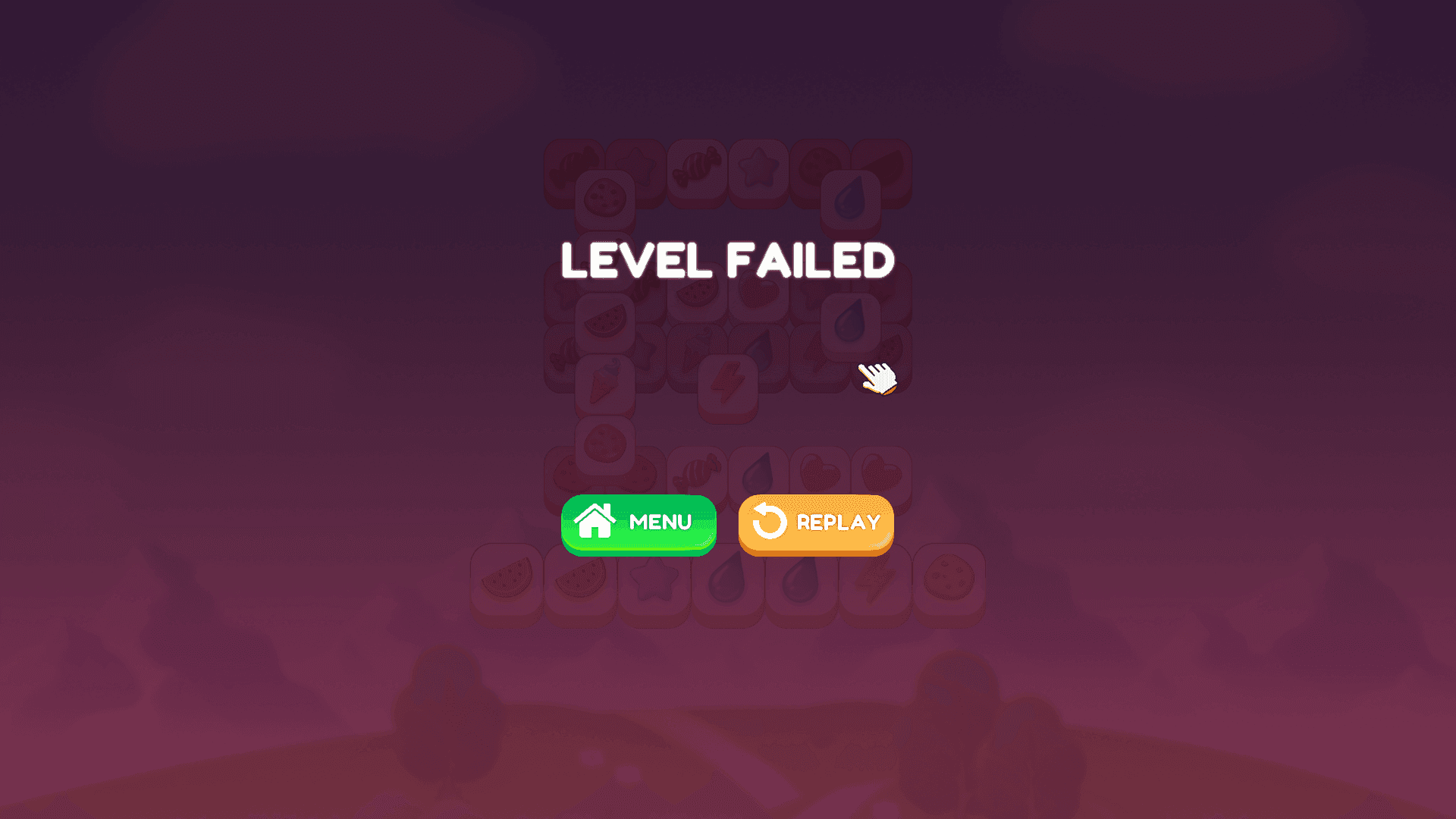 Tile Jong - level failed you have to go again