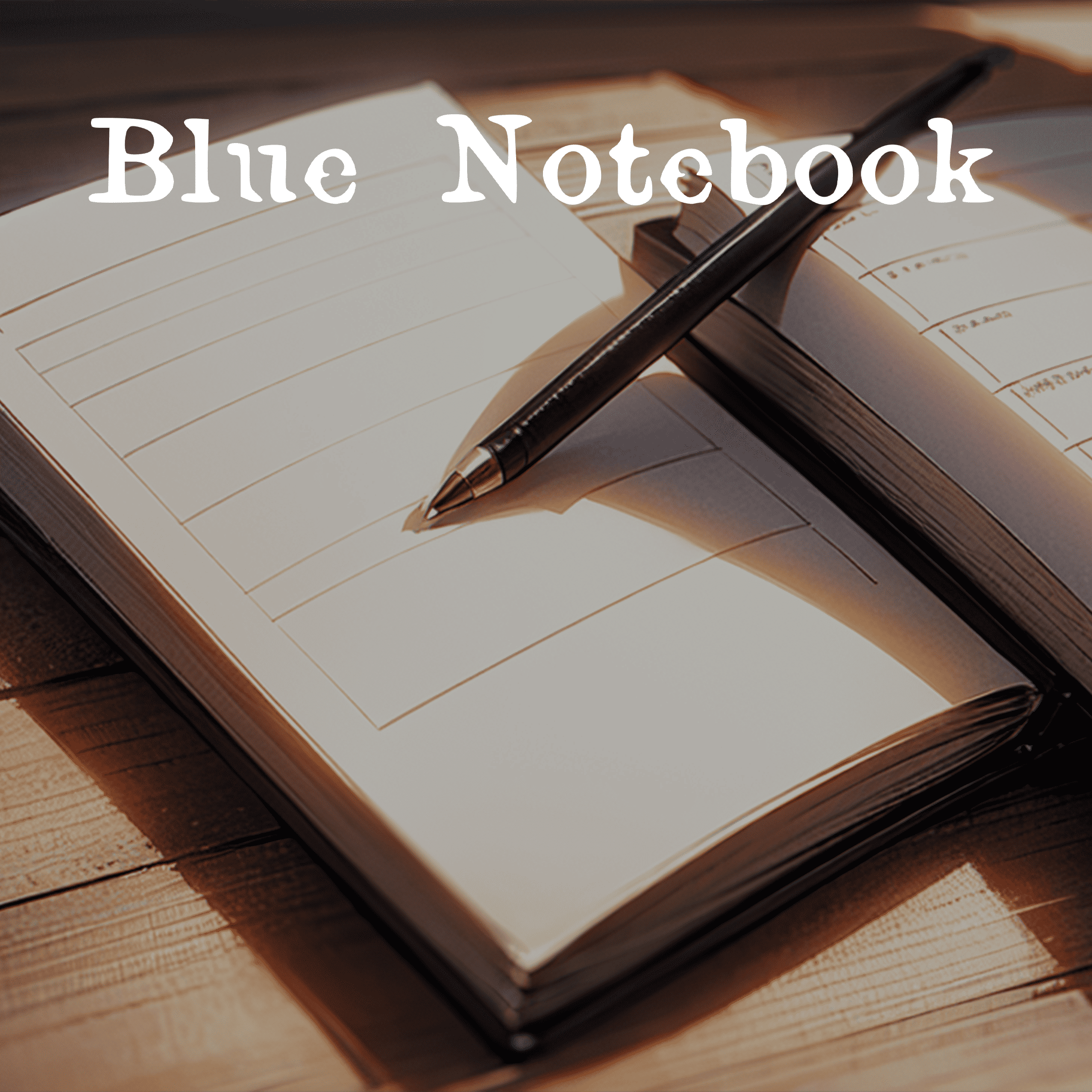 Blue Notebook - Anime Visual novel about the love and mystery