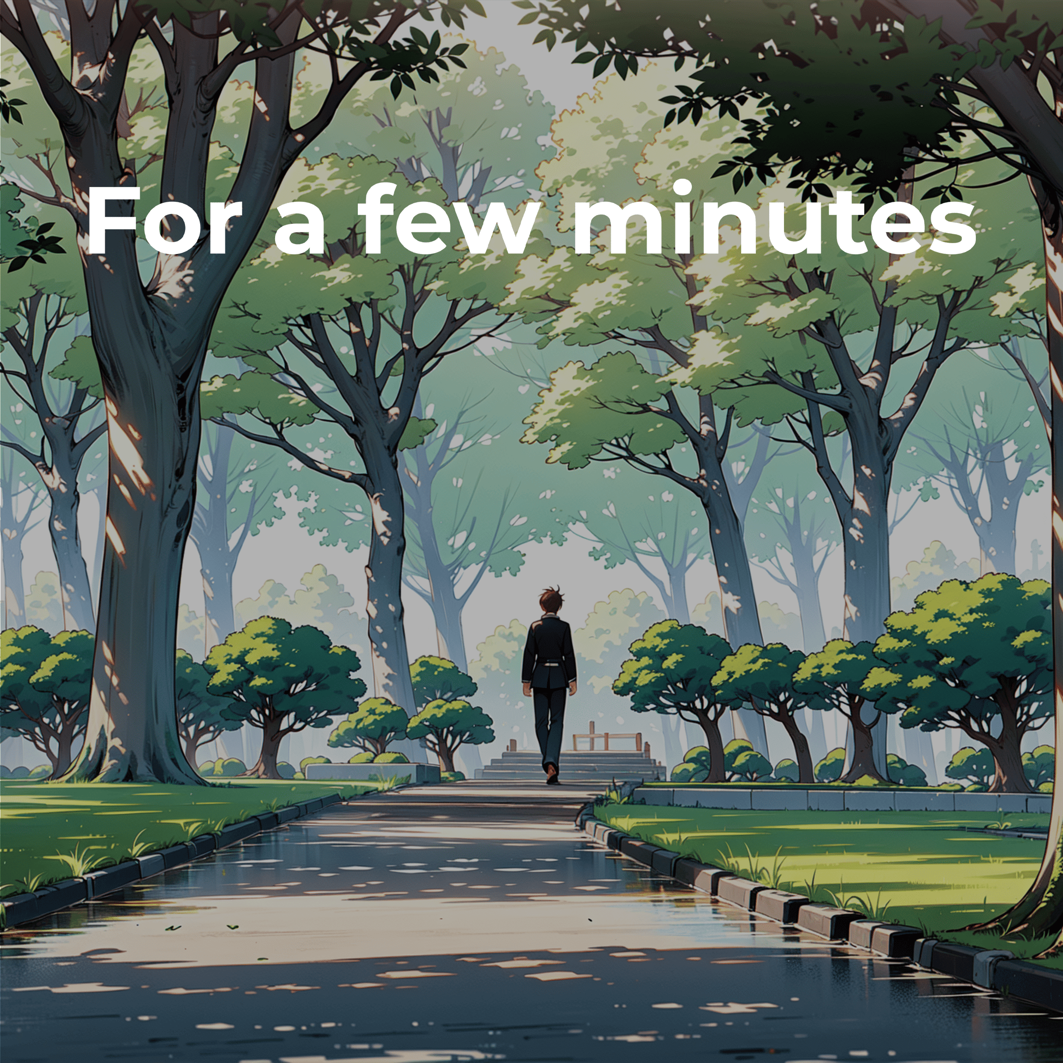 For a few minutes - Anime Visual novel about the love